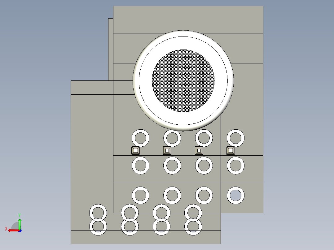 一氧化碳气体传感器后视图