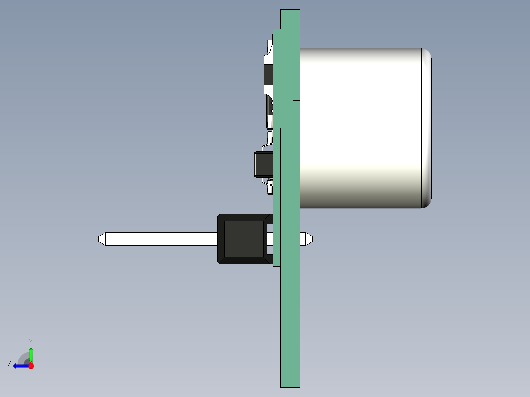 一氧化碳气体传感器右视图