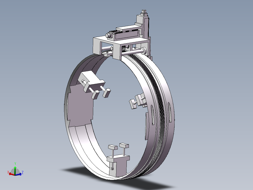 管道外圆自动焊接机结构设计【含三维+CAD+说明书】