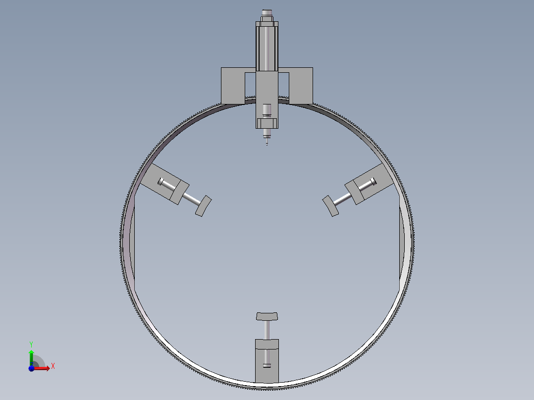 管道外圆自动焊接机结构设计【含三维+CAD+说明书】前视图