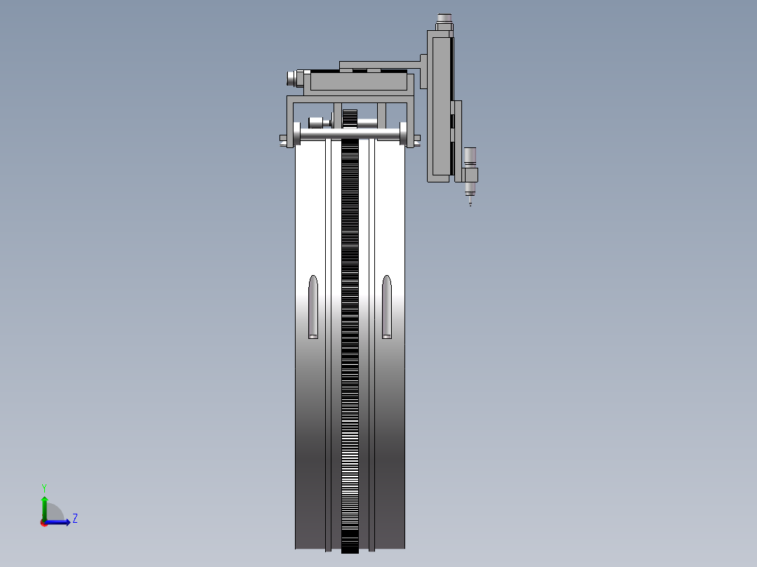 管道外圆自动焊接机结构设计【含三维+CAD+说明书】左视图