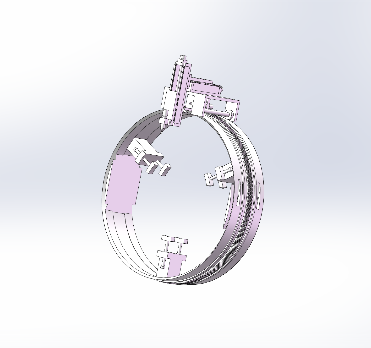 管道外圆自动焊接机结构设计【含三维+CAD+说明书】