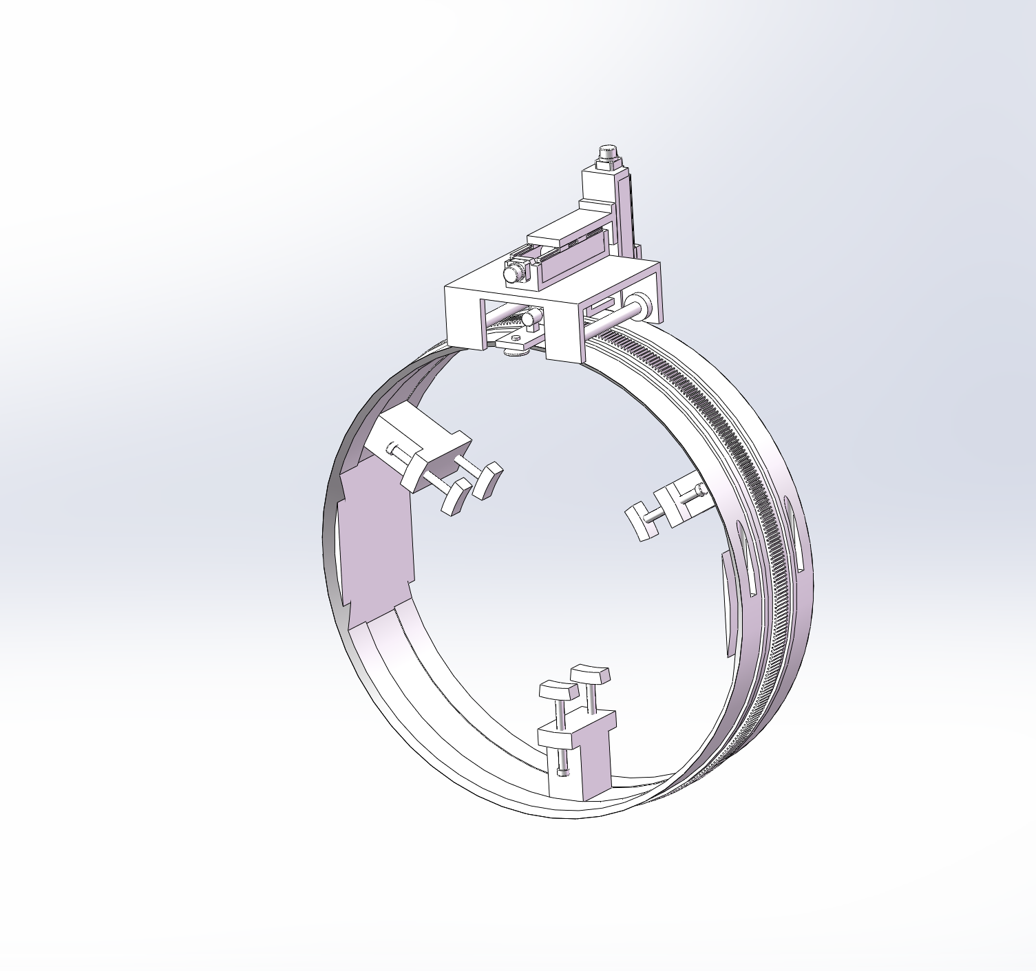 管道外圆自动焊接机结构设计【含三维+CAD+说明书】