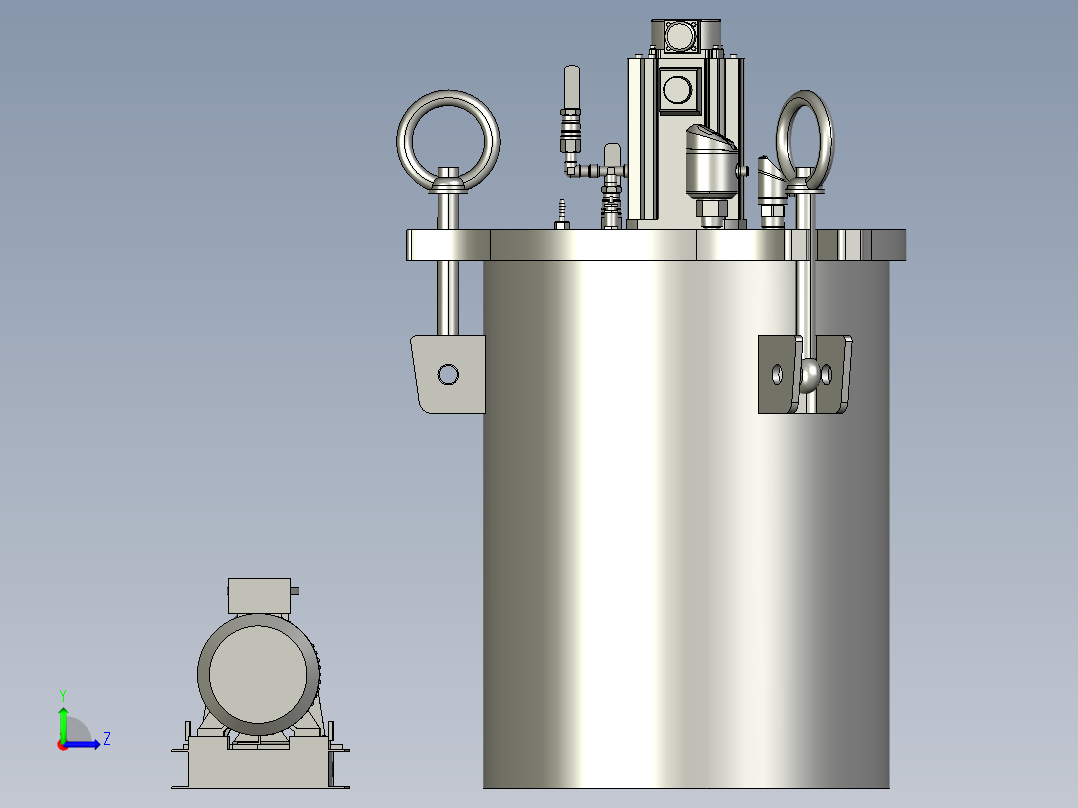 M078-胶桶左视图