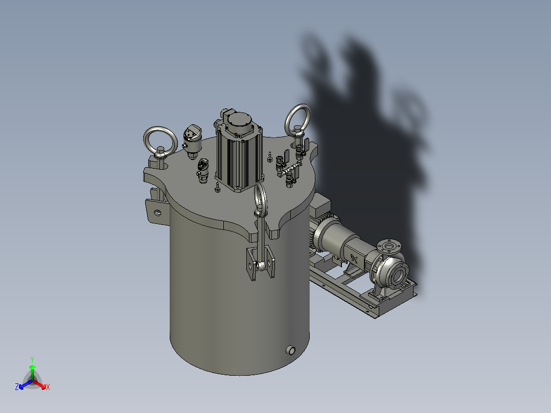 M078-胶桶正等轴测图