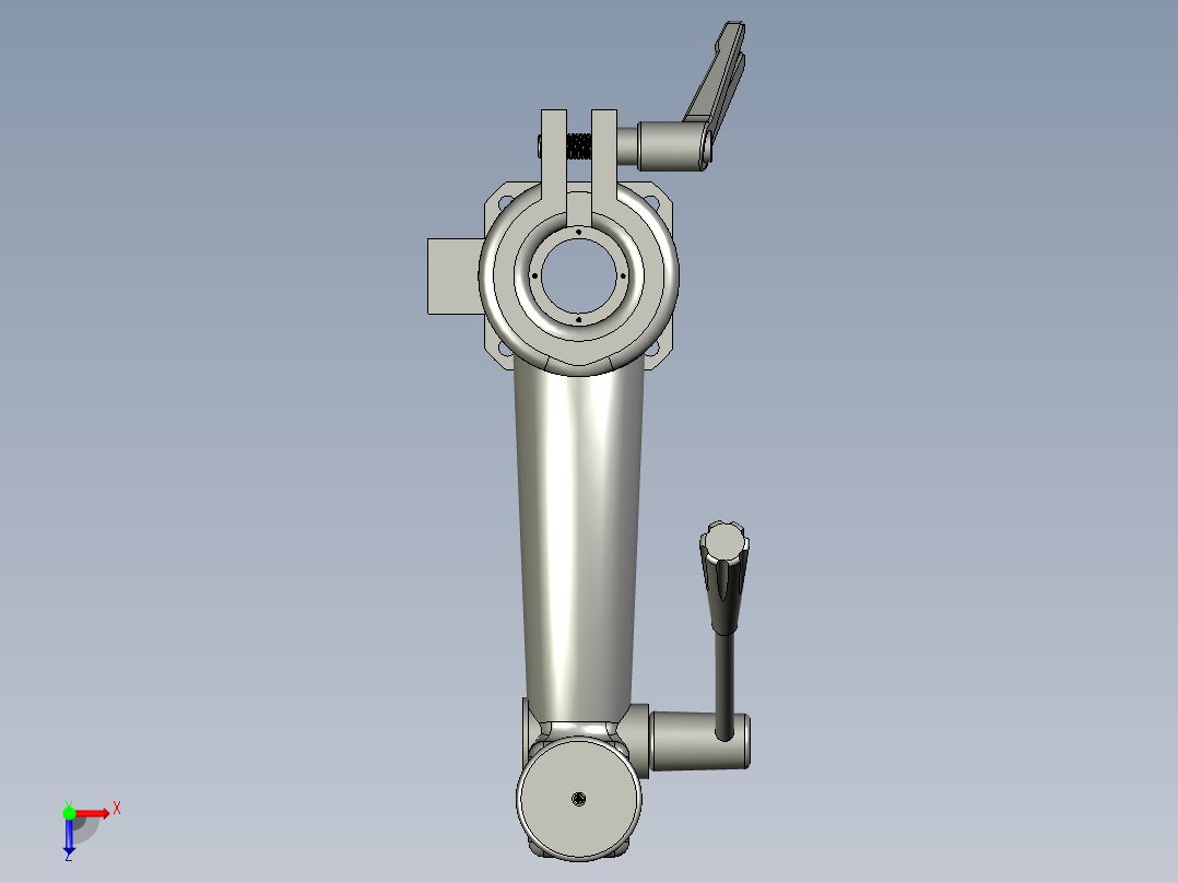 上模下压组件俯视图
