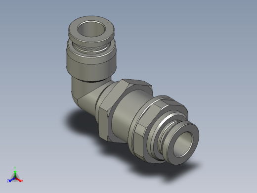 直角穿板接头PLM8