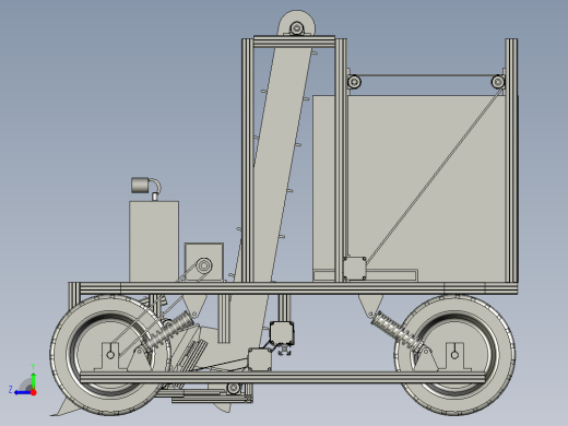 纯电动垃圾收集车右视缩略图