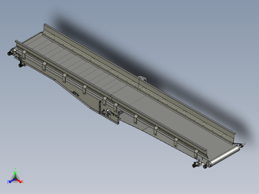 中心距行走分料皮带机及张紧装置