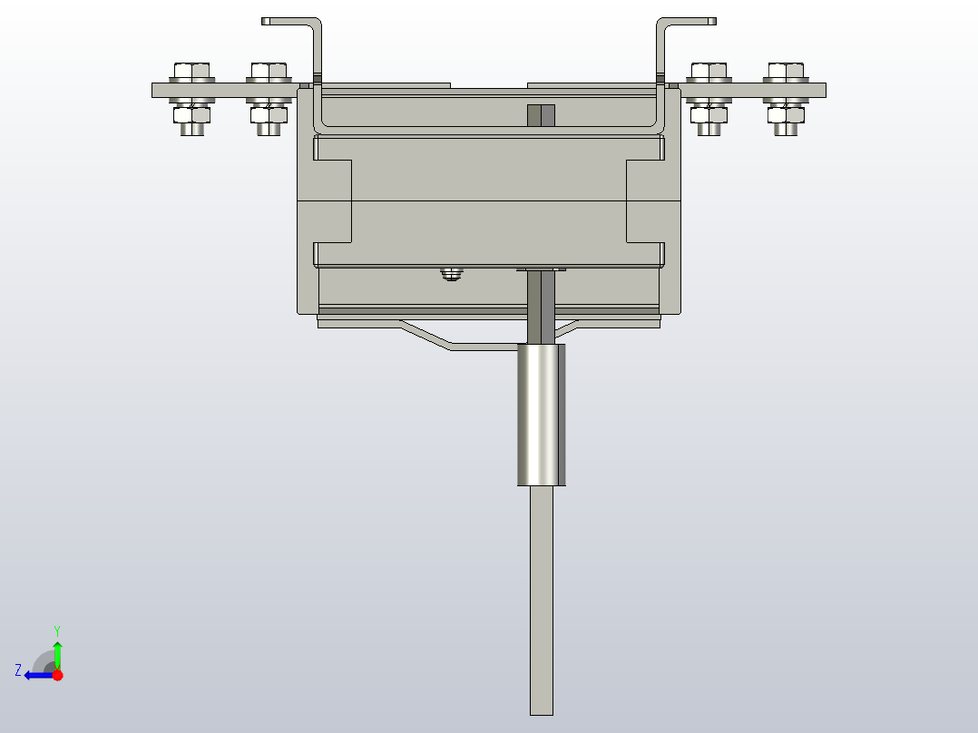 HH15-1000_3QA 3P隔离开关三维模型202012右视图