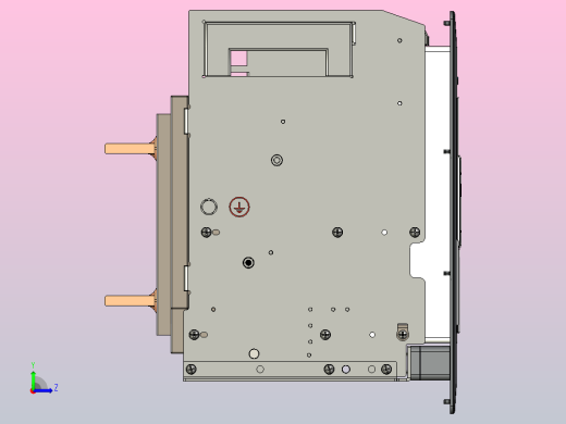 NA8-1600 800A-1000A 4P 抽屉式-水平接线+门框202409左视缩略图