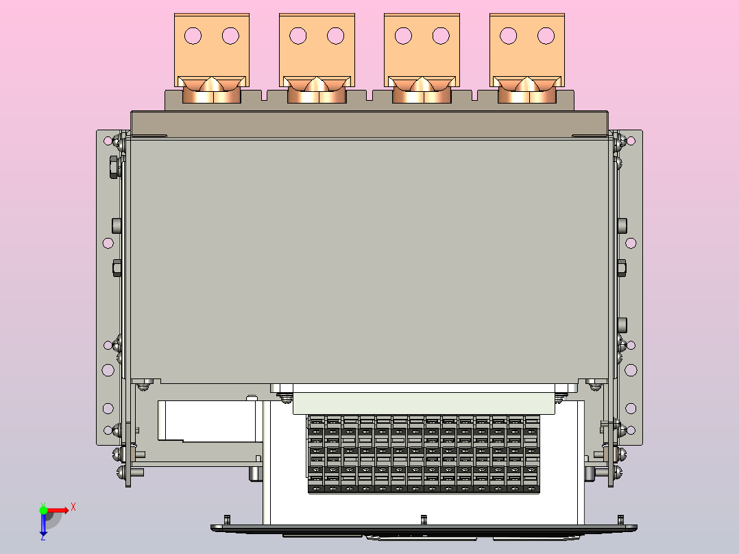 NA8-1600 800A-1000A 4P 抽屉式-水平接线+门框202409俯视图