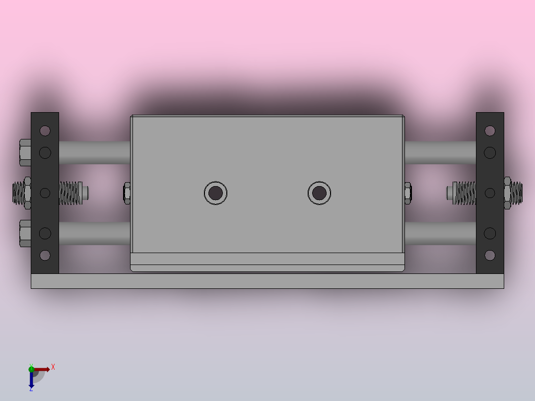 STM系列滑台气缸[STMS-20X50]俯视图
