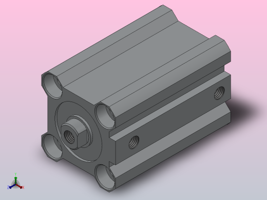 薄型气缸（单杆双作用）HCQ2系列[HCQ2B20-30DFCZ]