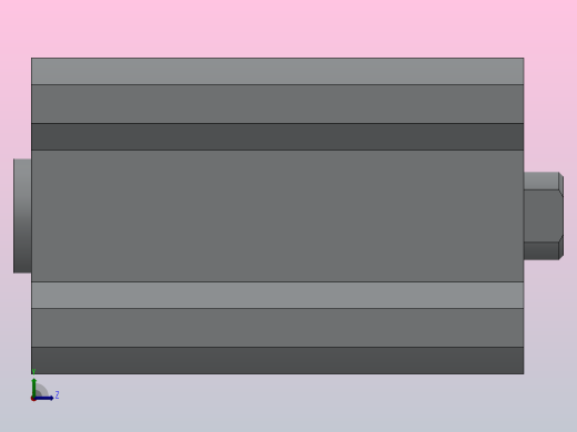 薄型气缸（单杆双作用）HCQ2系列[HCQ2B20-30DFCZ]左视缩略图