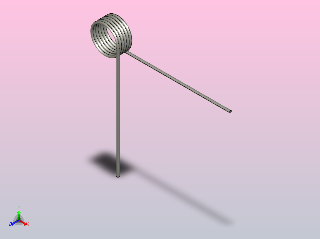 扭转弹簧torsion_spring_t015-270-109-x-l正等轴测图