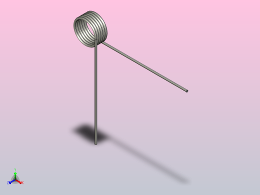 扭转弹簧torsion_spring_t015-270-109-x-l正等轴测缩略图