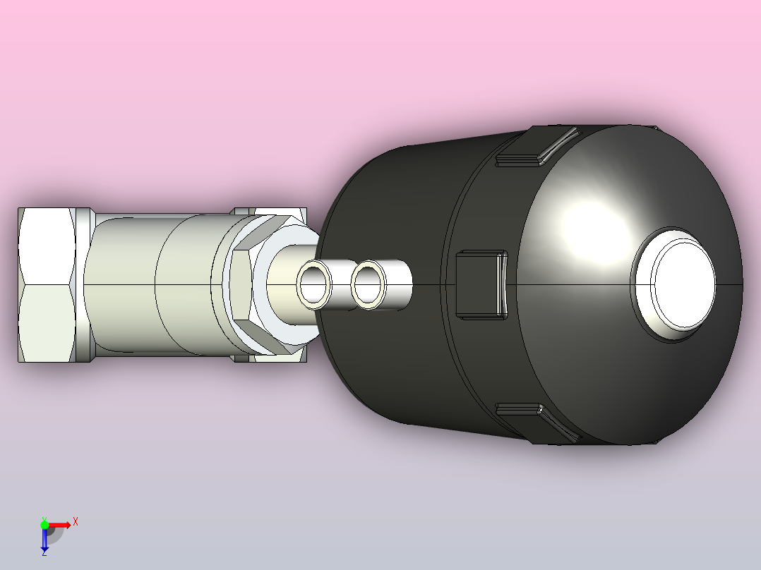 QJZ普通型角座阀[QJZ-32-B]俯视图
