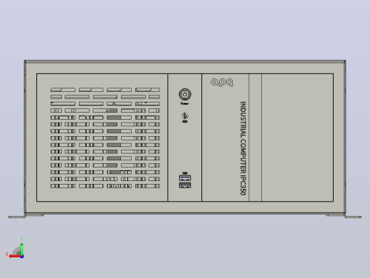 IPC350L-横放 工控机 IPC350后视缩略图