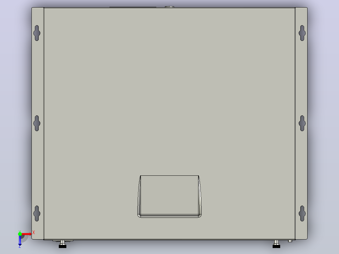 IPC350L-横放 工控机 IPC350俯视图