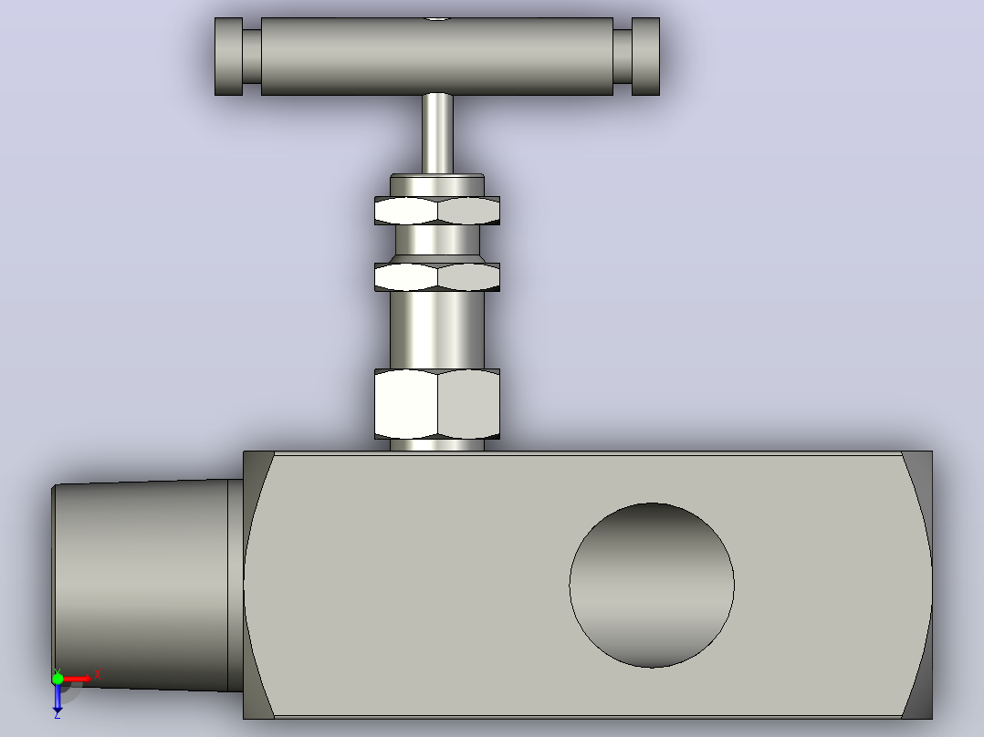 泄放阀[CMP12MBF-CSM×3F]俯视图