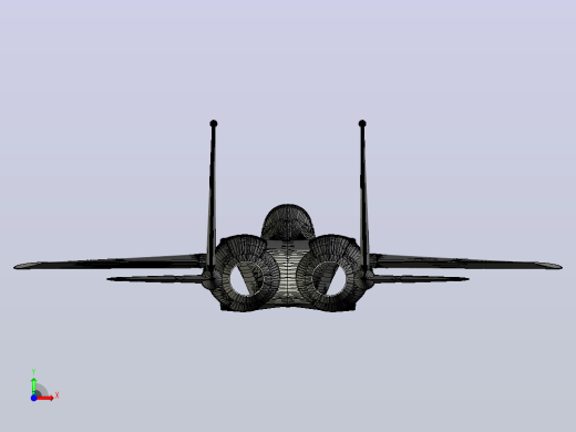 F-15 Eagle v2飞机前视缩略图