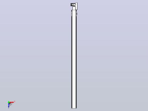 皮带直线轴半封闭可选导轨TPA-HNB-105D-90-L1850-ML-C-P20-N3俯视缩略图