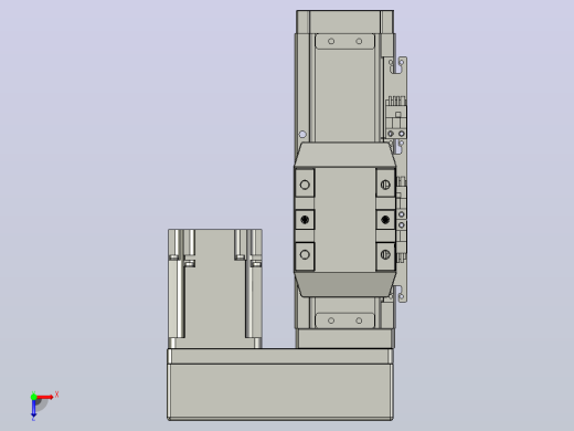 滚珠丝杠直线轴内置导轨TPA-GCR-65-1610C-L50-MR-M40-N3俯视缩略图