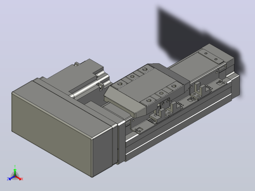 滚珠丝杠直线轴内置导轨TPA-GCR-65-1610C-L50-MR-M40-N3正等轴测缩略图