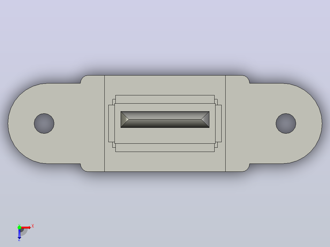 usb插座俯视图