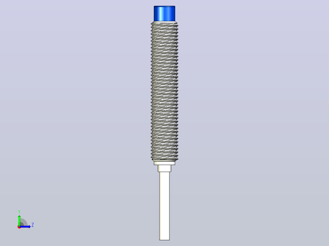 接近开关传感器ZJG25-N-2-M8-N-C左视图