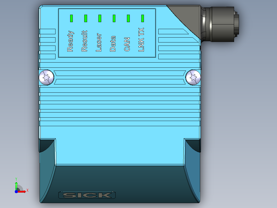 CLV621-2120条码扫描器前视图