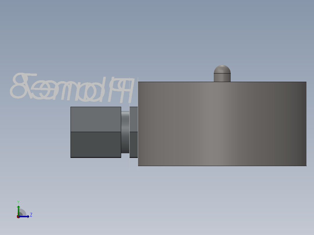 DYHW-116微型称重传感器5Kg 10Kg 20Kg 30Kg 50Kg 100Kg 200Kg 300Kg 500Kg小按钮压力传感器左视图