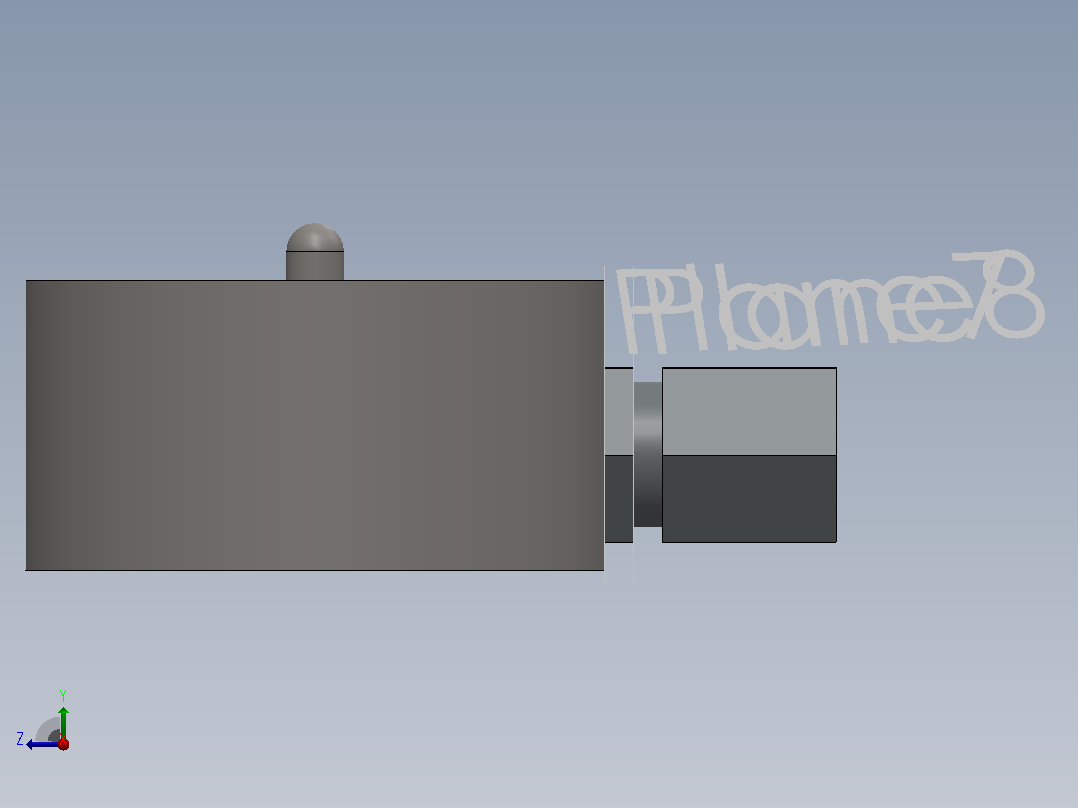 DYHW-116微型称重传感器5Kg 10Kg 20Kg 30Kg 50Kg 100Kg 200Kg 300Kg 500Kg小按钮压力传感器右视图