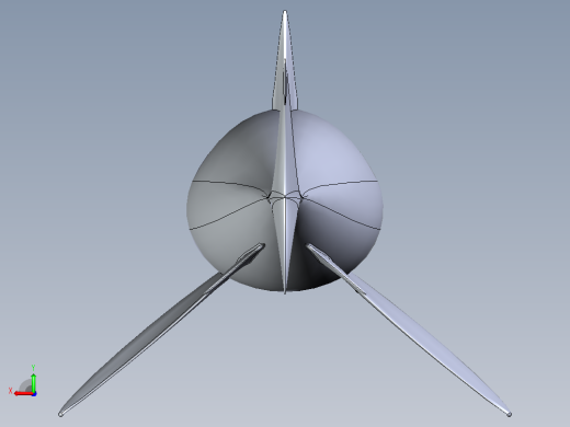 大白鲨鱼模型3D图纸后视缩略图