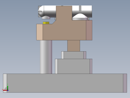 压铜嘴工装sw18可编辑后视缩略图