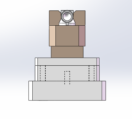 压铜嘴工装sw18可编辑