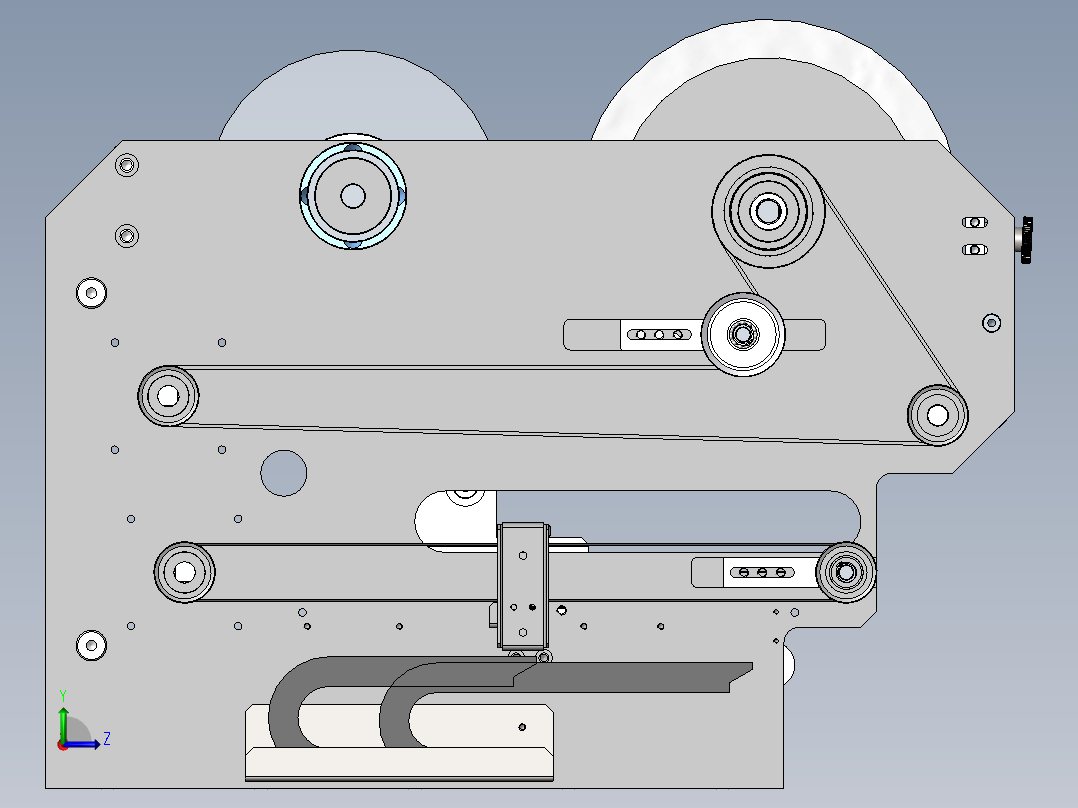在线撕膜组件sw23可编辑左视图