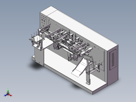 给袋水平式自动包装机sw12正等轴测缩略图