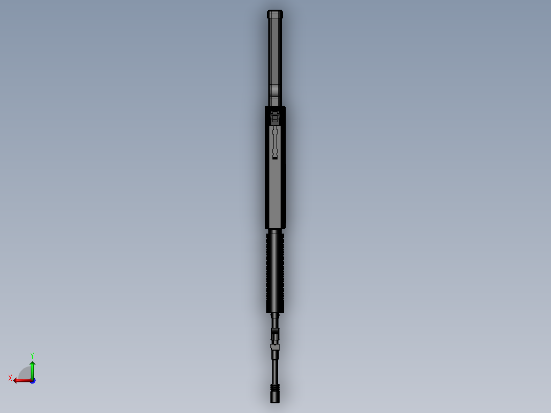 03式自动步枪模型后视图