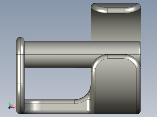 solidworks 创意家居日用品纸巾座外观设计前视缩略图