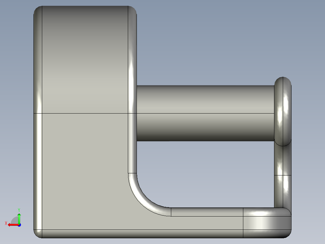 solidworks 创意家居日用品纸巾座外观设计后视图