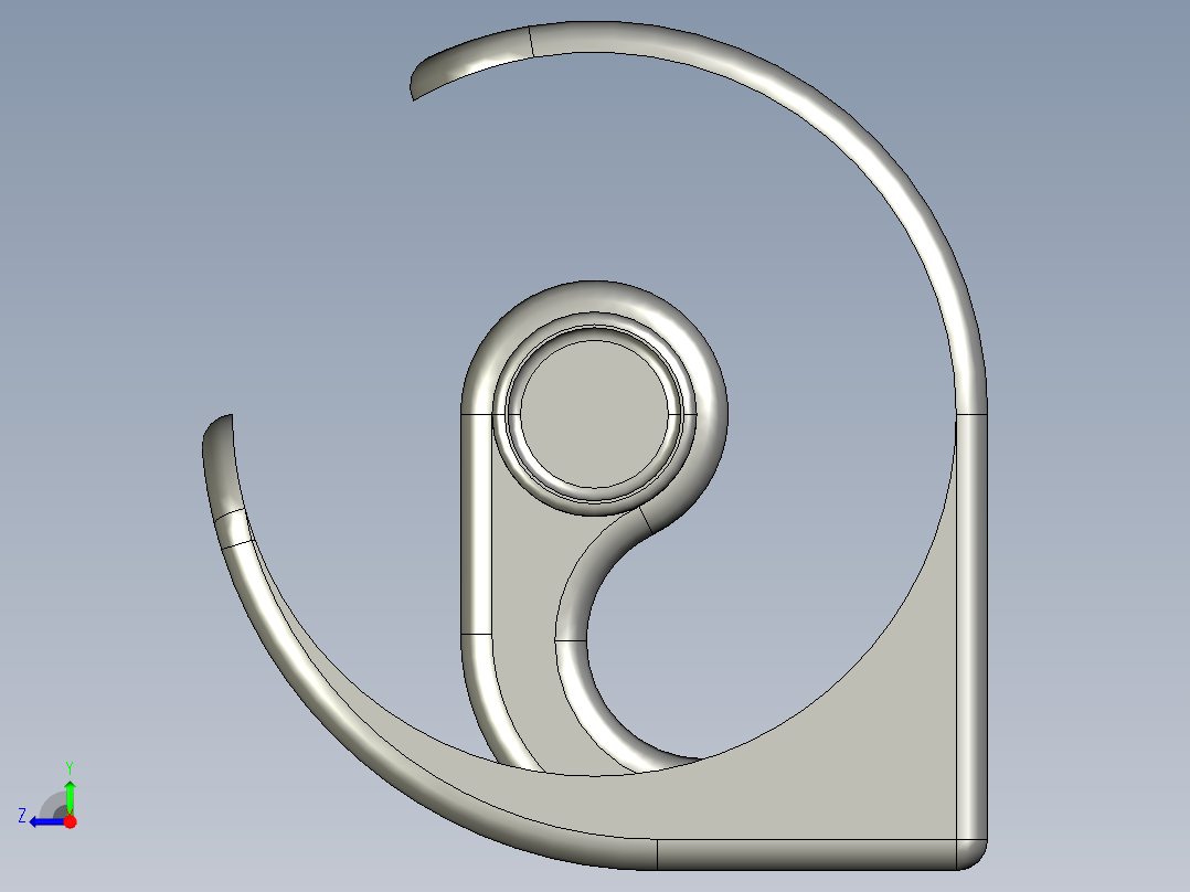 solidworks 创意家居日用品纸巾座外观设计右视图