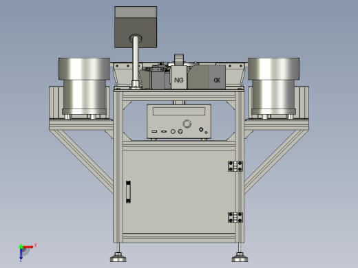 耐压测试机3D模型俯视缩略图