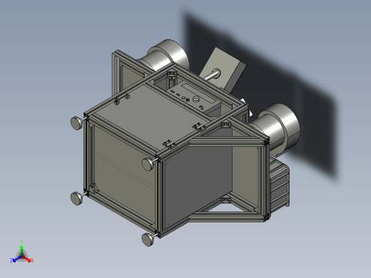 耐压测试机3D模型正等轴测缩略图