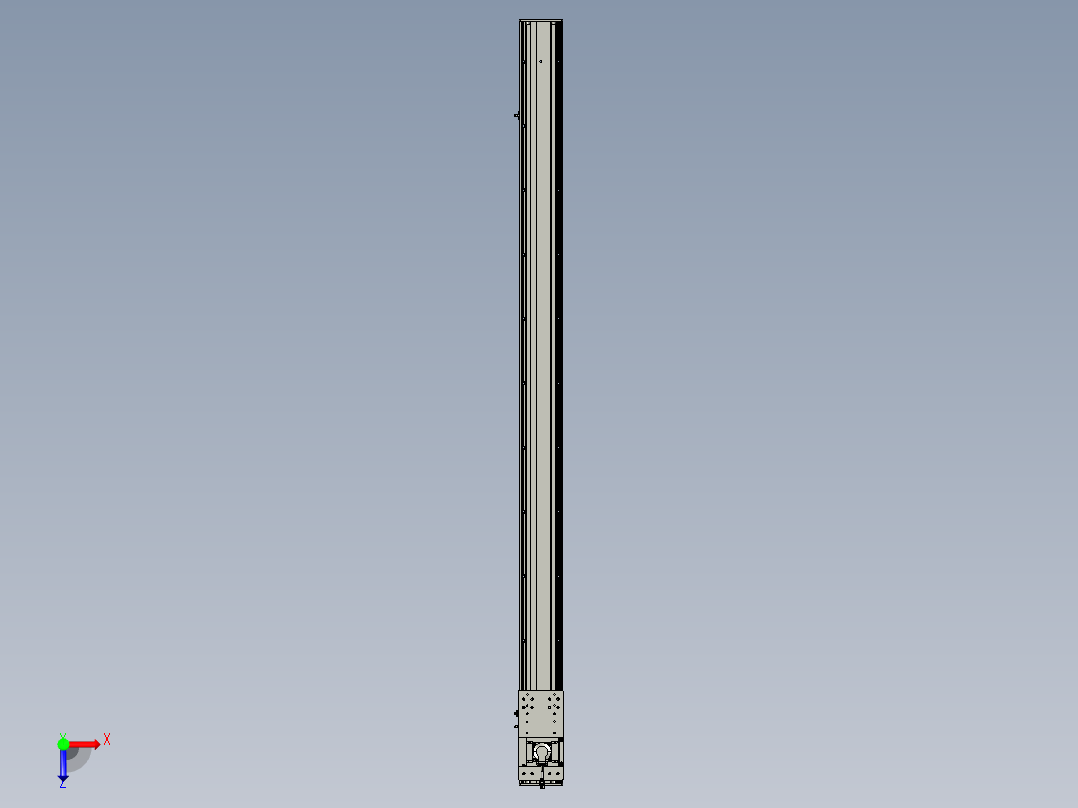 东锦齿条传动DH136G-S2050-BU-减速机+P400W俯视图