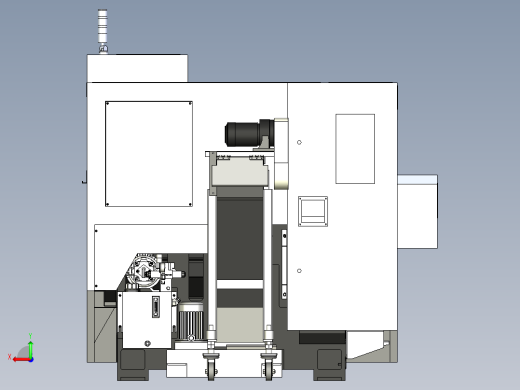ML160-總組合-数控车床后视缩略图
