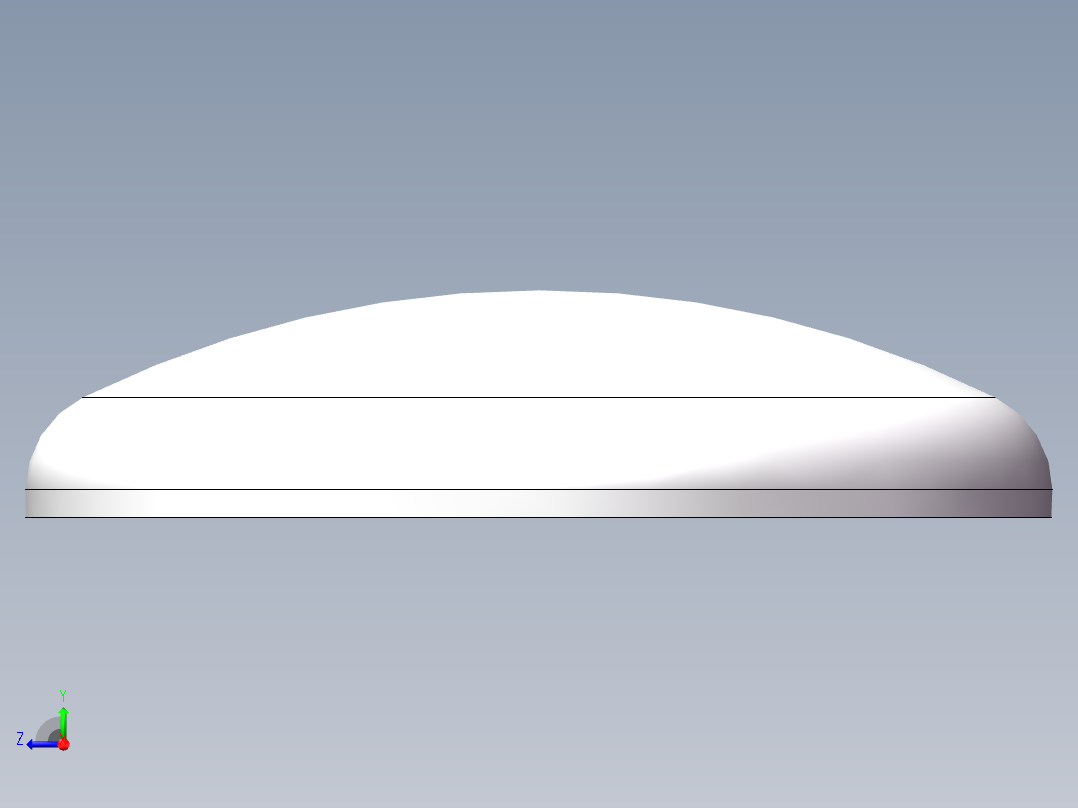 THB碟形封头DN900右视图