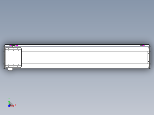 威洛博LC系列3d模型模组LC22H1Y-S1250前视缩略图