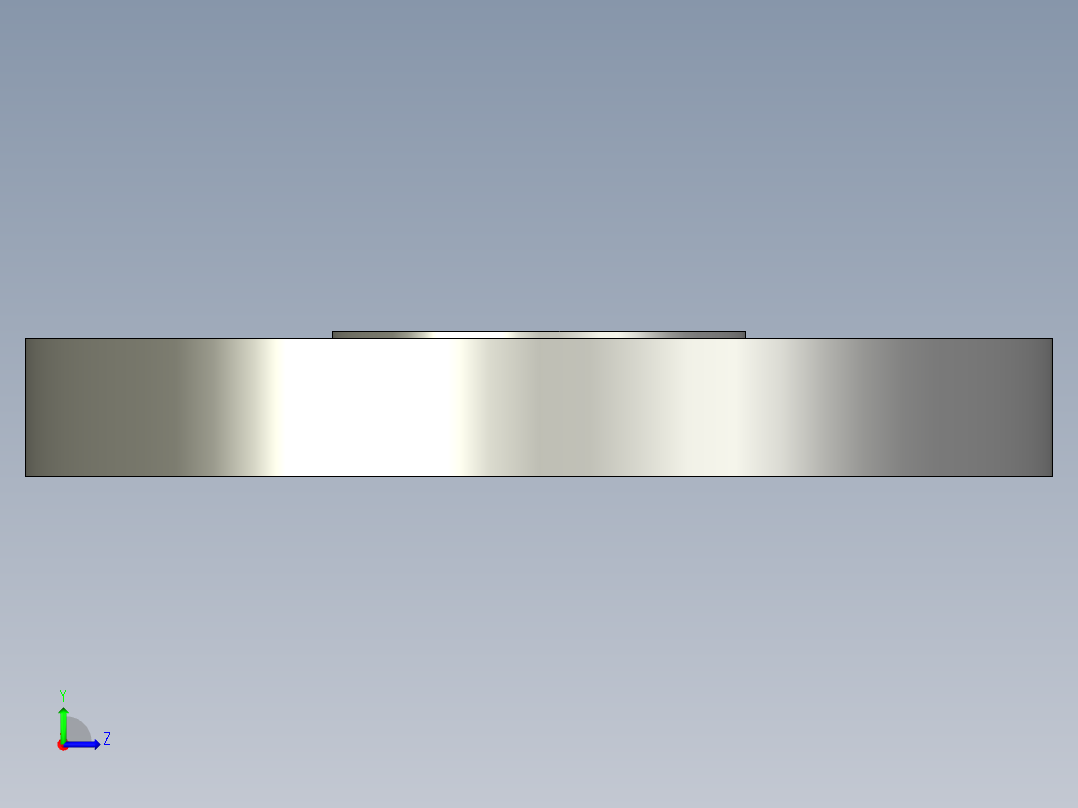 船舶管路系统SeaCor_Blind Flange_37J153010_1in左视图